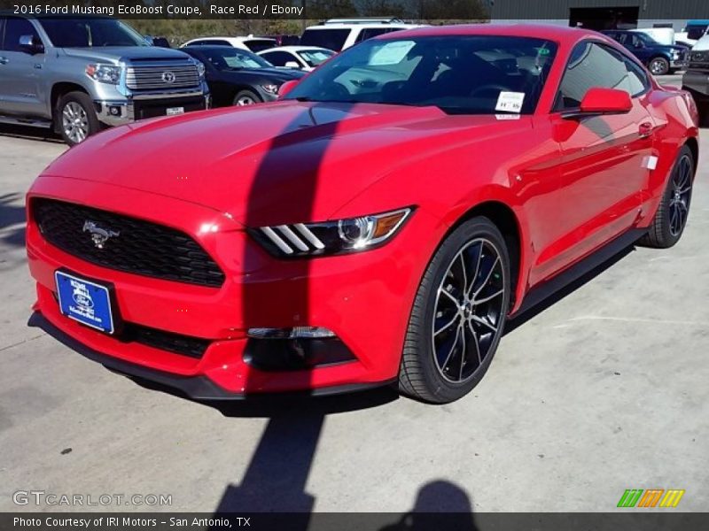 Race Red / Ebony 2016 Ford Mustang EcoBoost Coupe