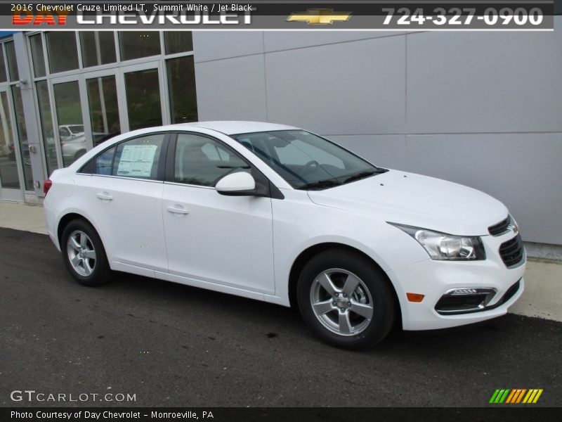 Summit White / Jet Black 2016 Chevrolet Cruze Limited LT