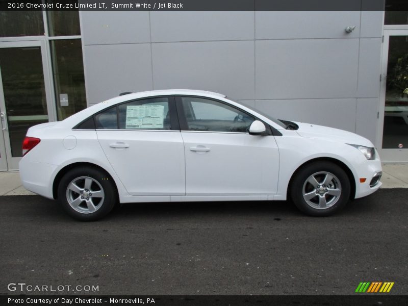 Summit White / Jet Black 2016 Chevrolet Cruze Limited LT