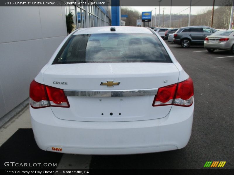 Summit White / Jet Black 2016 Chevrolet Cruze Limited LT