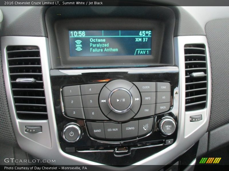 Summit White / Jet Black 2016 Chevrolet Cruze Limited LT