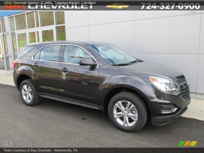 Tungsten Metallic / Jet Black 2016 Chevrolet Equinox LS AWD