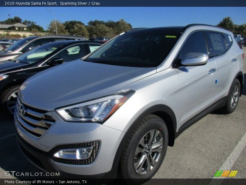 Sparkling Silver / Gray 2016 Hyundai Santa Fe Sport