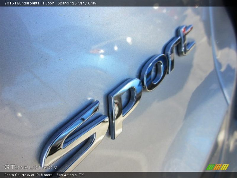 Sparkling Silver / Gray 2016 Hyundai Santa Fe Sport