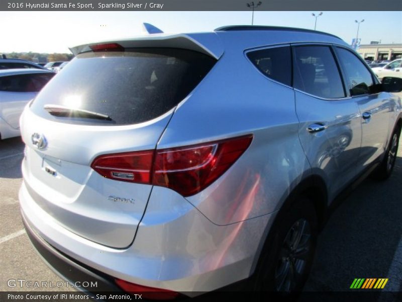 Sparkling Silver / Gray 2016 Hyundai Santa Fe Sport