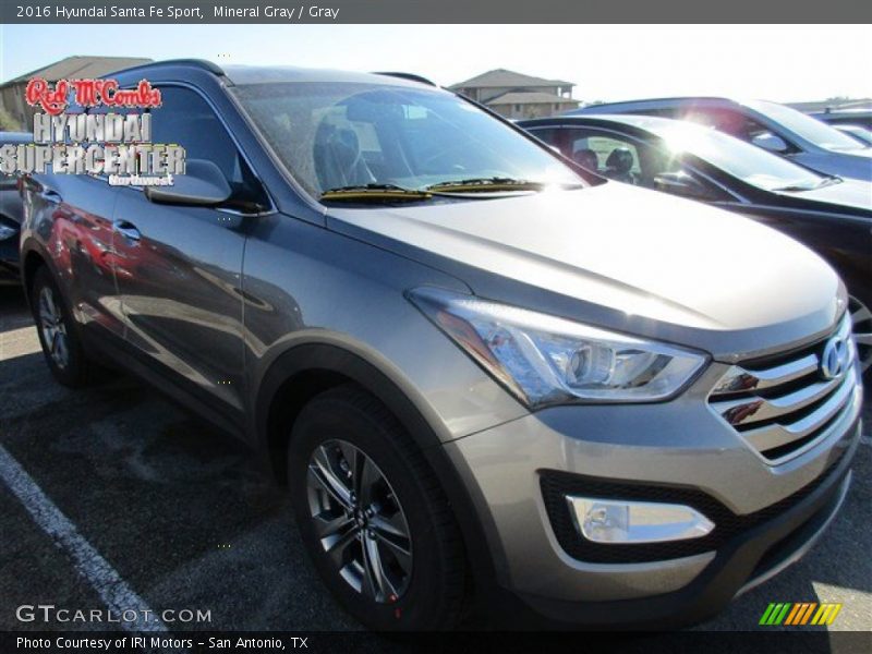 Mineral Gray / Gray 2016 Hyundai Santa Fe Sport