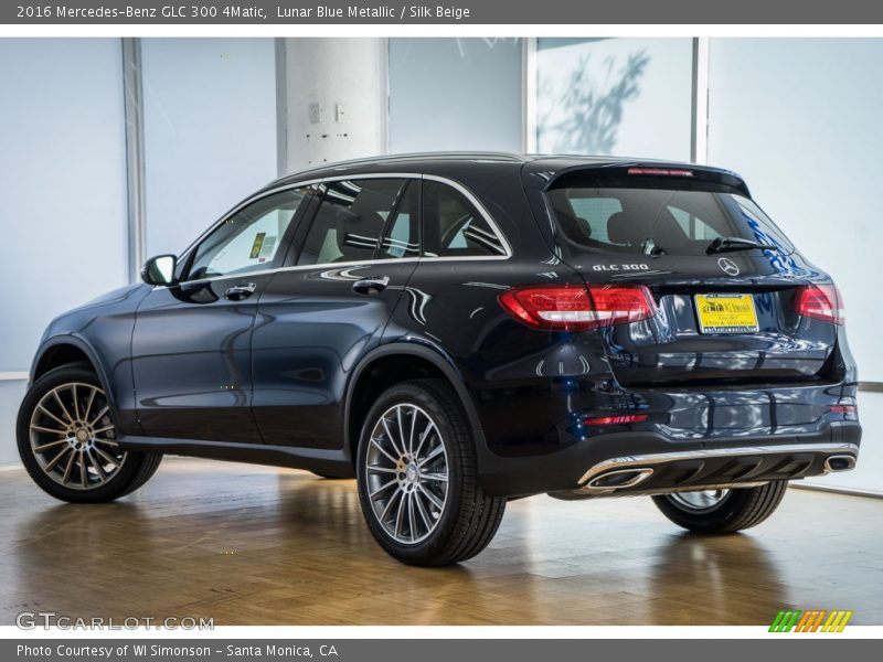 Lunar Blue Metallic / Silk Beige 2016 Mercedes-Benz GLC 300 4Matic