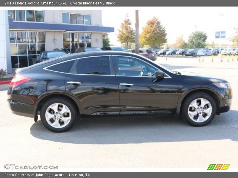 Crystal Black Pearl / Black 2010 Honda Accord Crosstour EX-L