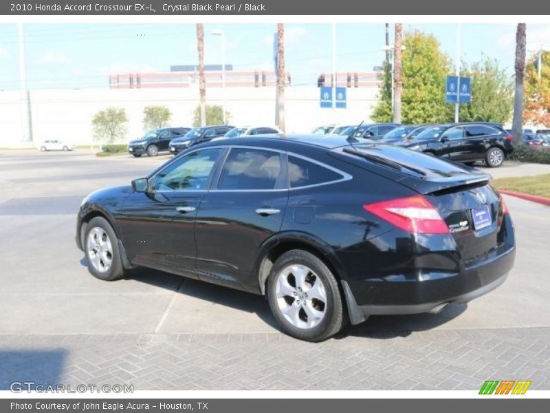 Crystal Black Pearl / Black 2010 Honda Accord Crosstour EX-L