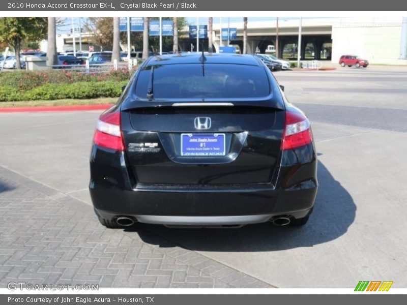 Crystal Black Pearl / Black 2010 Honda Accord Crosstour EX-L