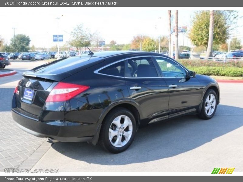 Crystal Black Pearl / Black 2010 Honda Accord Crosstour EX-L