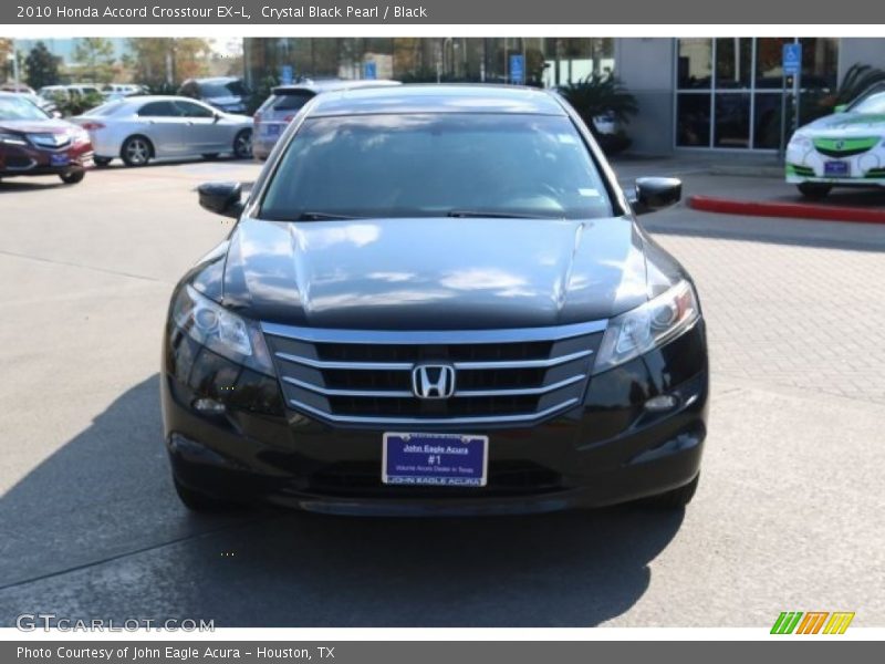 Crystal Black Pearl / Black 2010 Honda Accord Crosstour EX-L