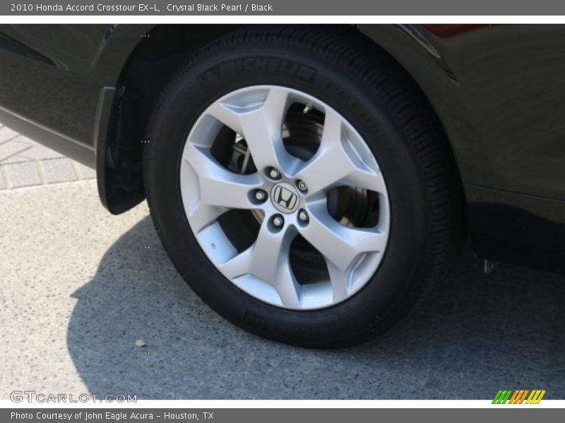 Crystal Black Pearl / Black 2010 Honda Accord Crosstour EX-L
