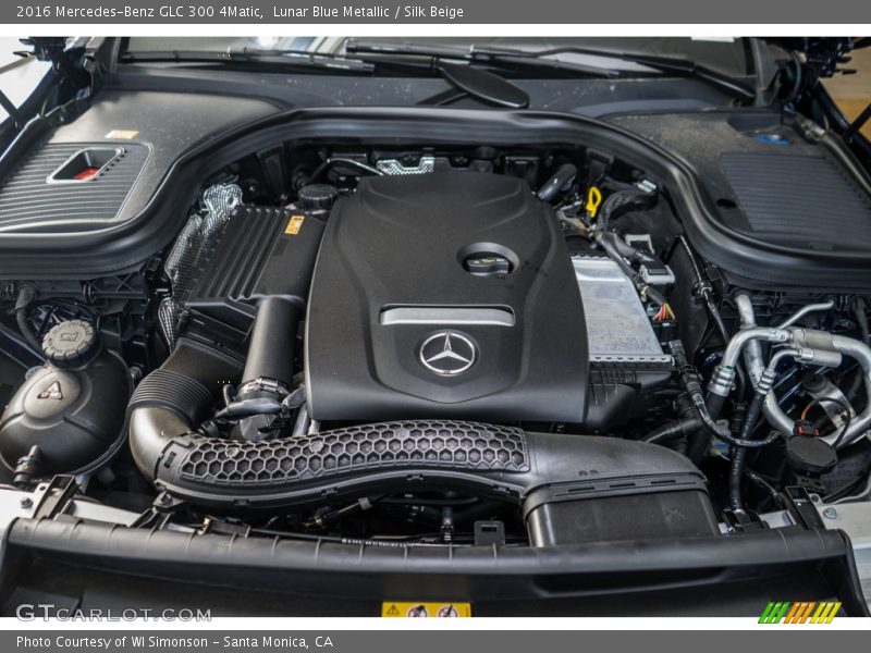 Lunar Blue Metallic / Silk Beige 2016 Mercedes-Benz GLC 300 4Matic