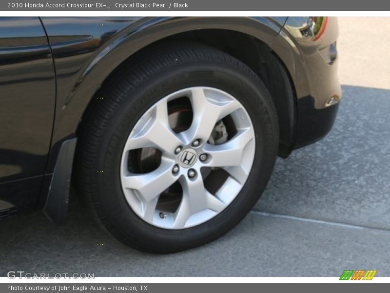 Crystal Black Pearl / Black 2010 Honda Accord Crosstour EX-L