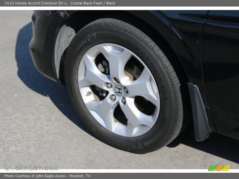 Crystal Black Pearl / Black 2010 Honda Accord Crosstour EX-L