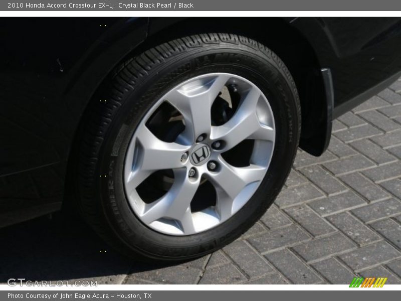 Crystal Black Pearl / Black 2010 Honda Accord Crosstour EX-L
