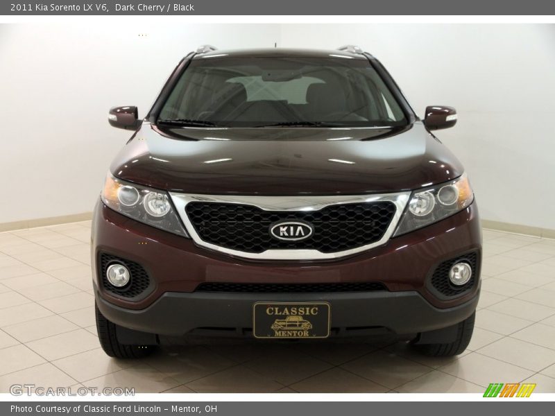 Dark Cherry / Black 2011 Kia Sorento LX V6