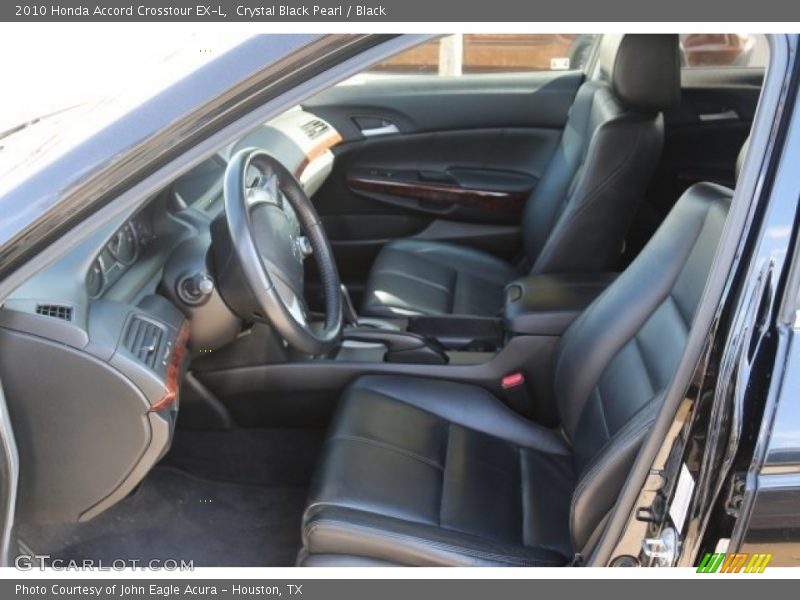 Crystal Black Pearl / Black 2010 Honda Accord Crosstour EX-L