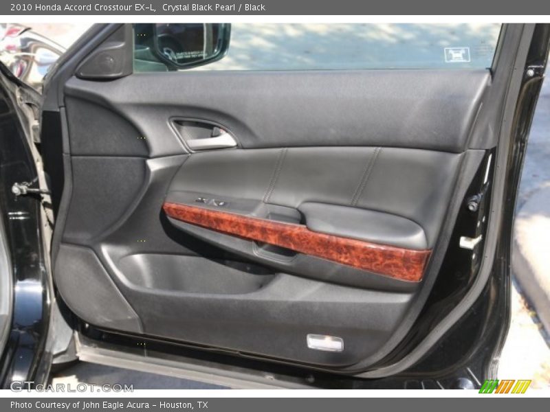 Crystal Black Pearl / Black 2010 Honda Accord Crosstour EX-L