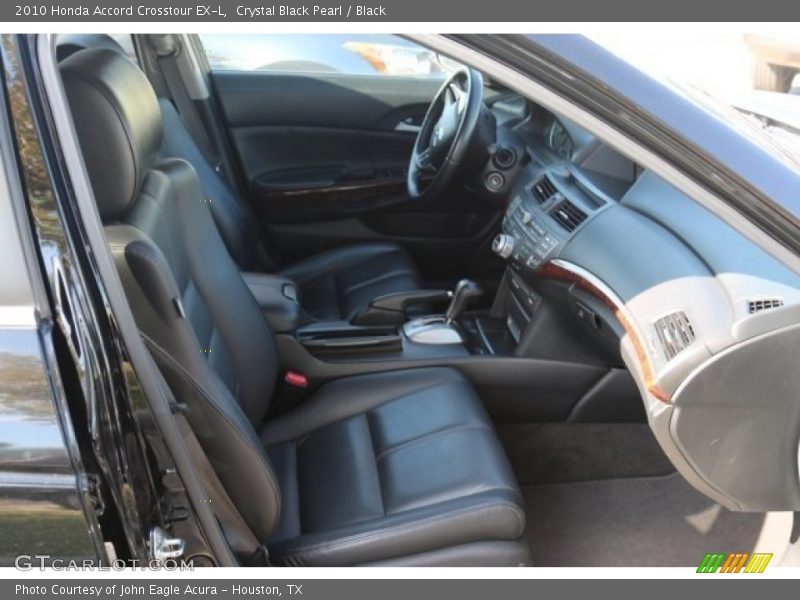 Crystal Black Pearl / Black 2010 Honda Accord Crosstour EX-L