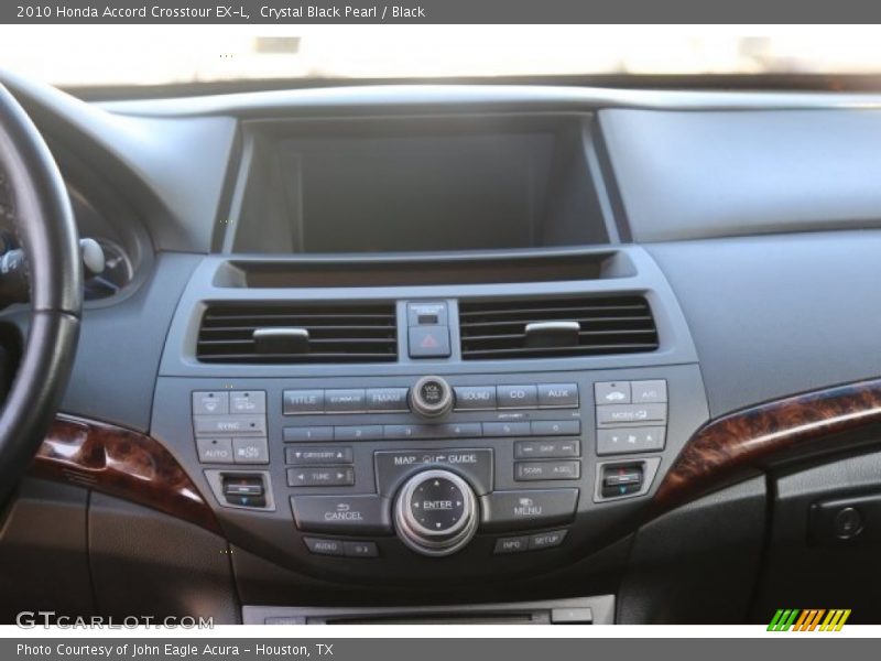 Crystal Black Pearl / Black 2010 Honda Accord Crosstour EX-L