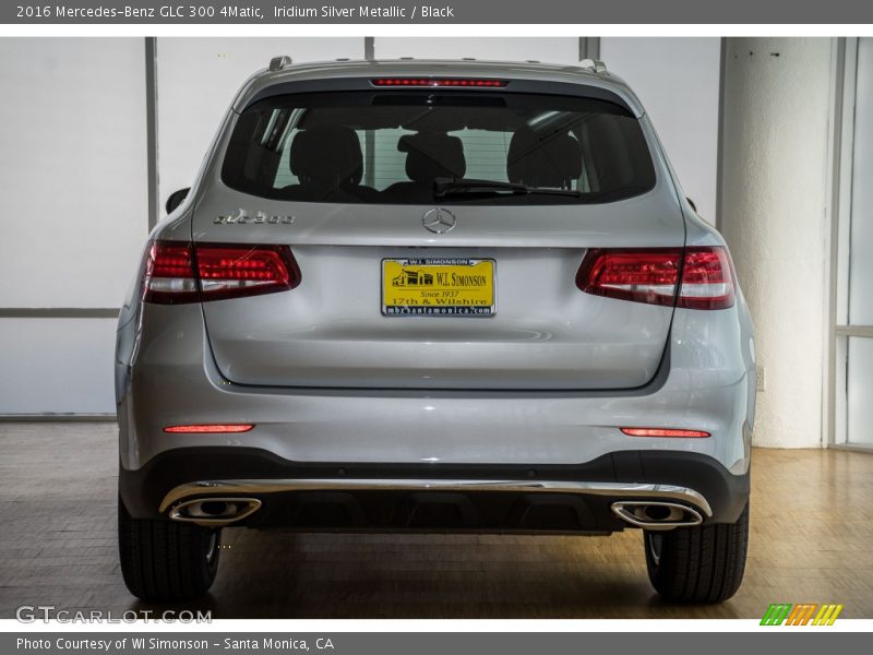 Iridium Silver Metallic / Black 2016 Mercedes-Benz GLC 300 4Matic