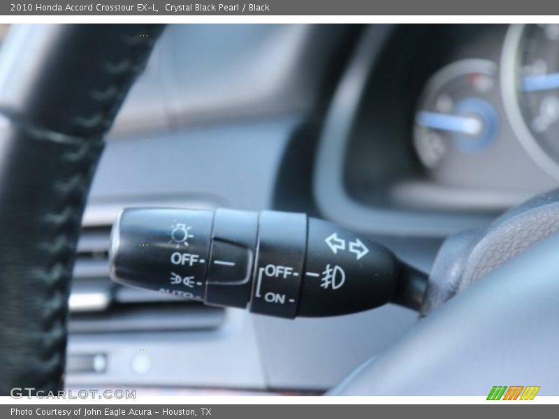 Crystal Black Pearl / Black 2010 Honda Accord Crosstour EX-L