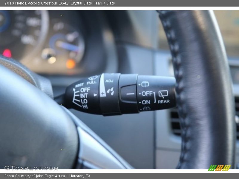 Crystal Black Pearl / Black 2010 Honda Accord Crosstour EX-L