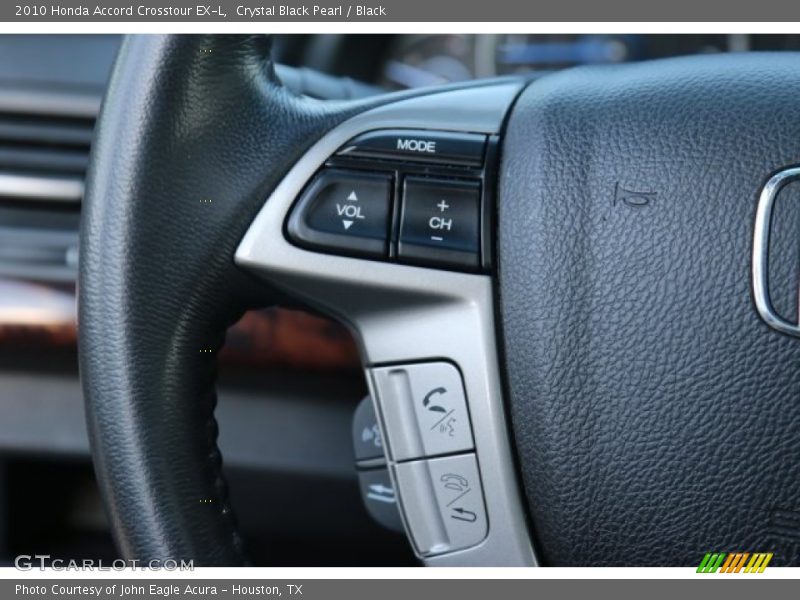 Crystal Black Pearl / Black 2010 Honda Accord Crosstour EX-L