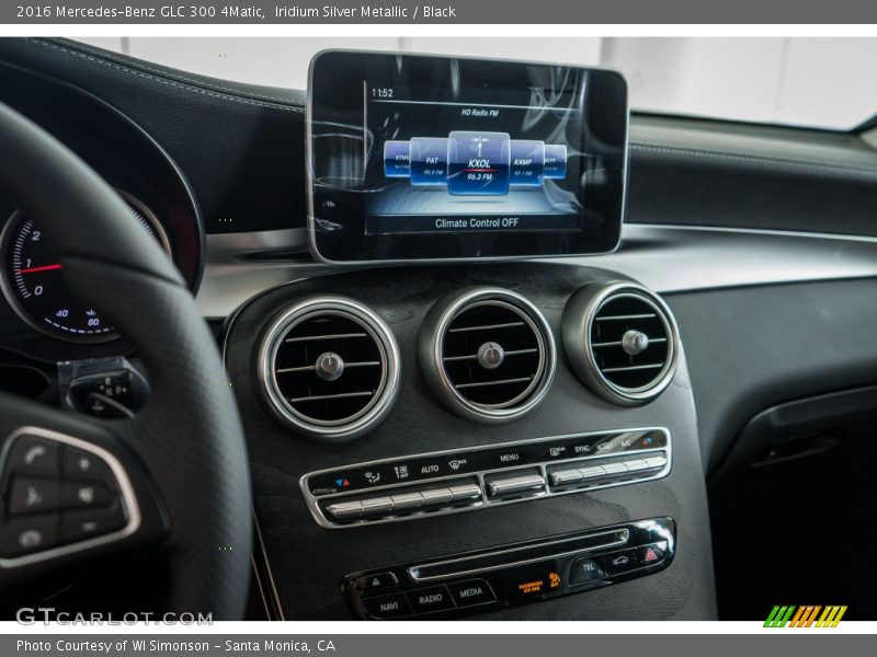 Iridium Silver Metallic / Black 2016 Mercedes-Benz GLC 300 4Matic