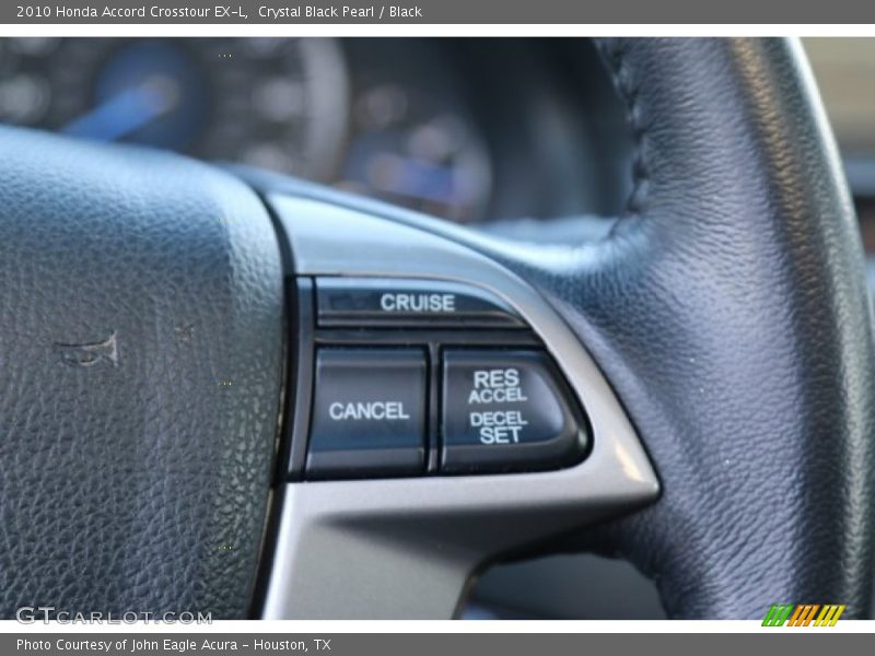 Crystal Black Pearl / Black 2010 Honda Accord Crosstour EX-L