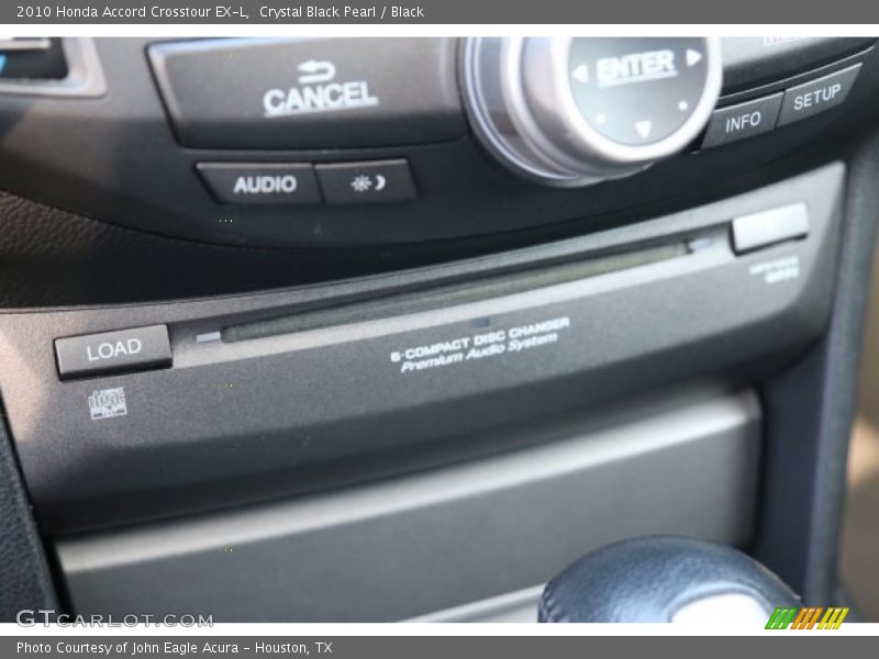 Crystal Black Pearl / Black 2010 Honda Accord Crosstour EX-L