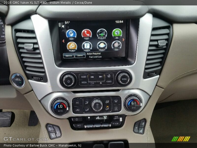 Controls of 2016 Yukon XL SLT 4WD