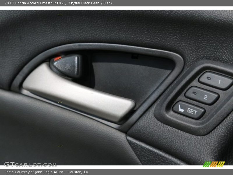 Crystal Black Pearl / Black 2010 Honda Accord Crosstour EX-L