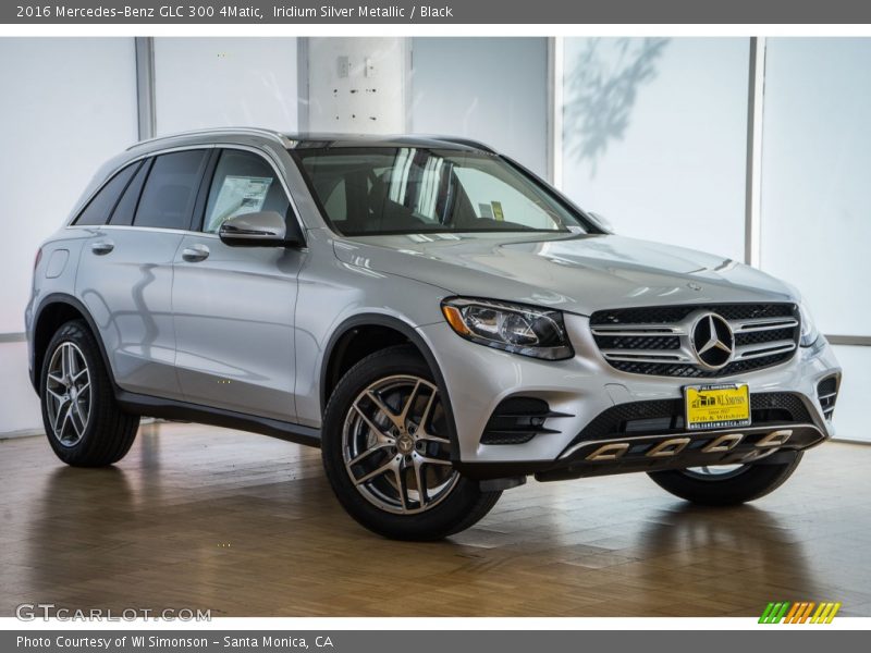 Iridium Silver Metallic / Black 2016 Mercedes-Benz GLC 300 4Matic