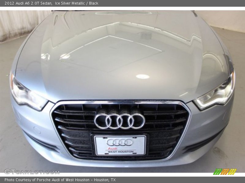 Ice Silver Metallic / Black 2012 Audi A6 2.0T Sedan