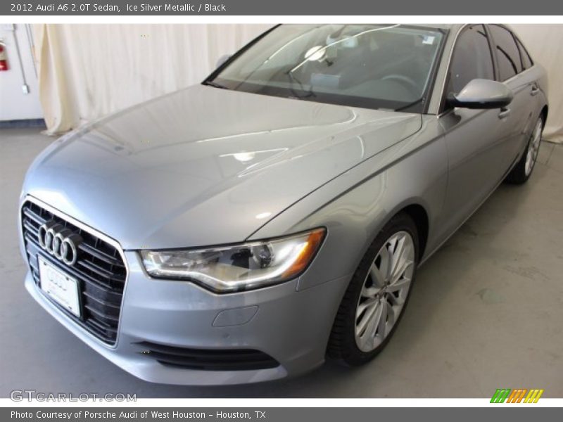 Ice Silver Metallic / Black 2012 Audi A6 2.0T Sedan