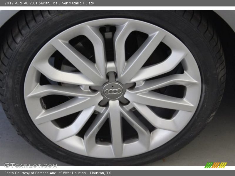 Ice Silver Metallic / Black 2012 Audi A6 2.0T Sedan