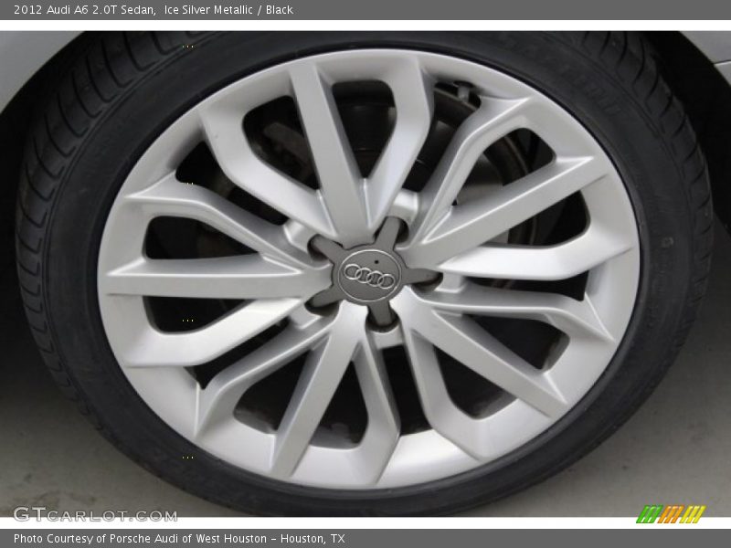 Ice Silver Metallic / Black 2012 Audi A6 2.0T Sedan