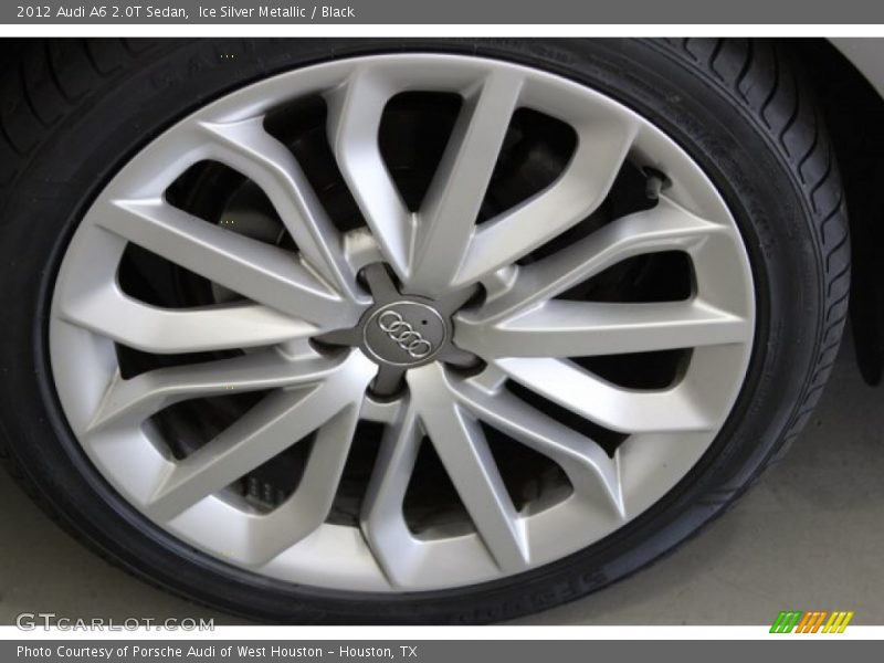 Ice Silver Metallic / Black 2012 Audi A6 2.0T Sedan
