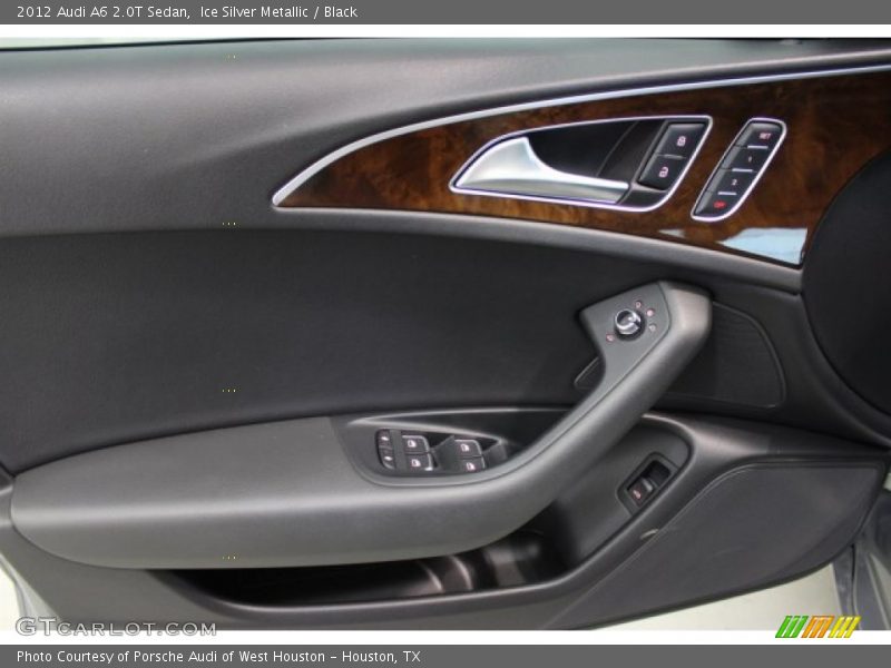 Ice Silver Metallic / Black 2012 Audi A6 2.0T Sedan