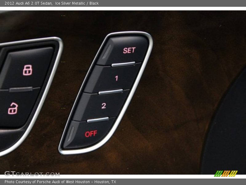 Ice Silver Metallic / Black 2012 Audi A6 2.0T Sedan