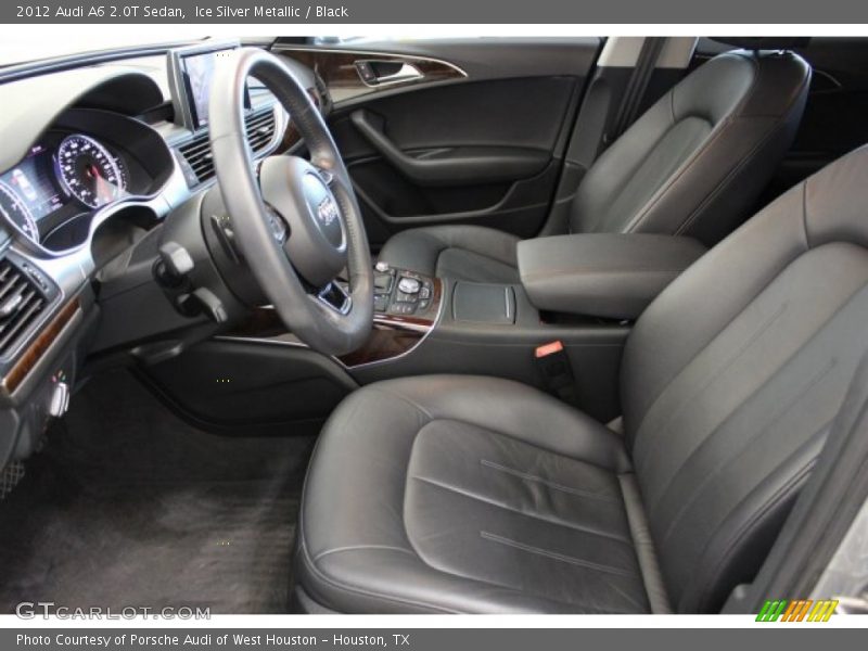 Ice Silver Metallic / Black 2012 Audi A6 2.0T Sedan