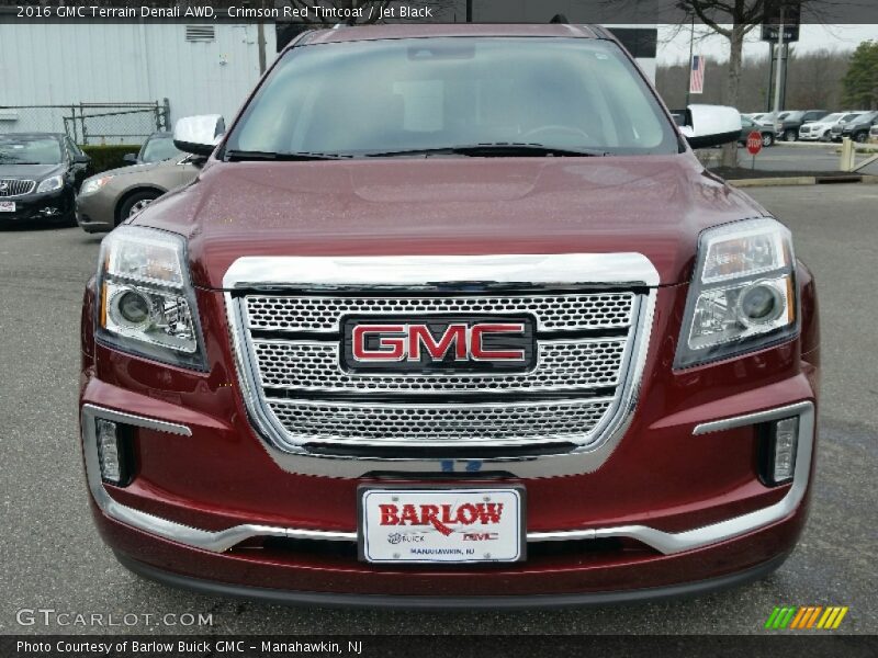 Crimson Red Tintcoat / Jet Black 2016 GMC Terrain Denali AWD