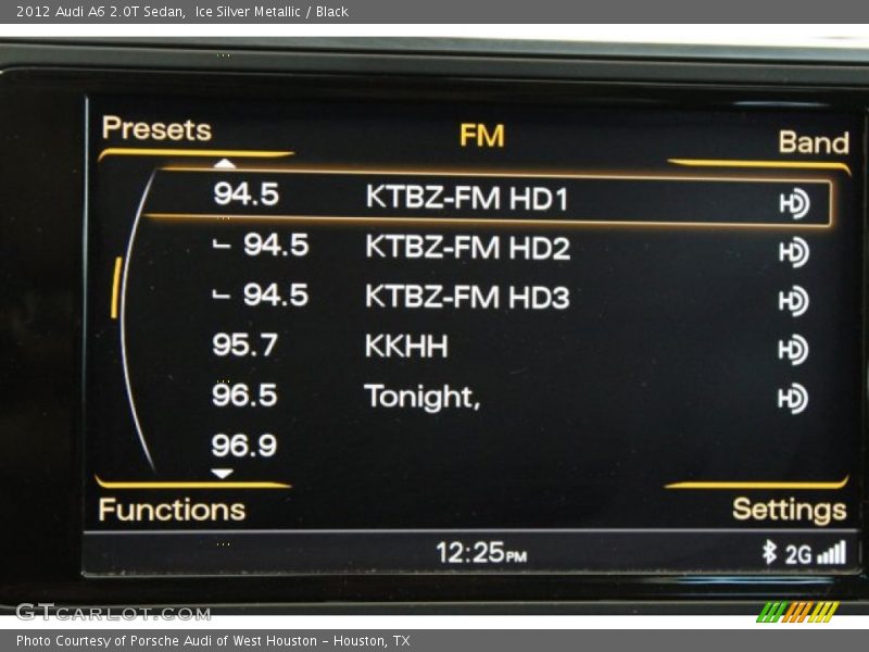 Ice Silver Metallic / Black 2012 Audi A6 2.0T Sedan