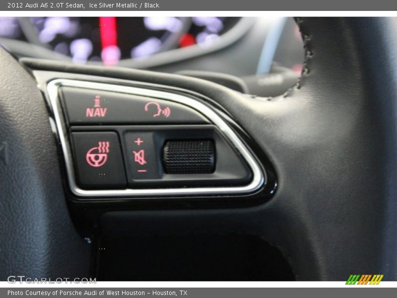 Ice Silver Metallic / Black 2012 Audi A6 2.0T Sedan
