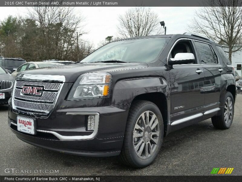 Iridium Metallic / Light Titanium 2016 GMC Terrain Denali AWD