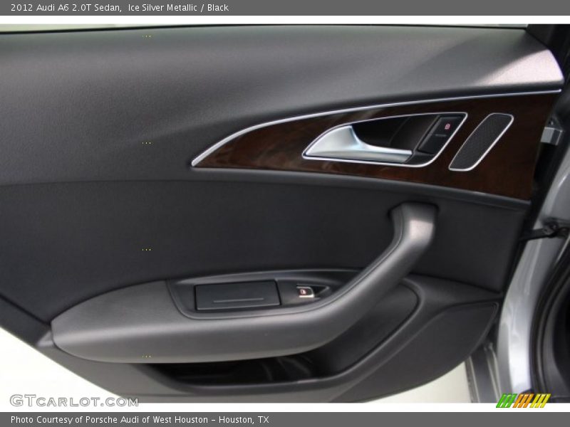 Ice Silver Metallic / Black 2012 Audi A6 2.0T Sedan