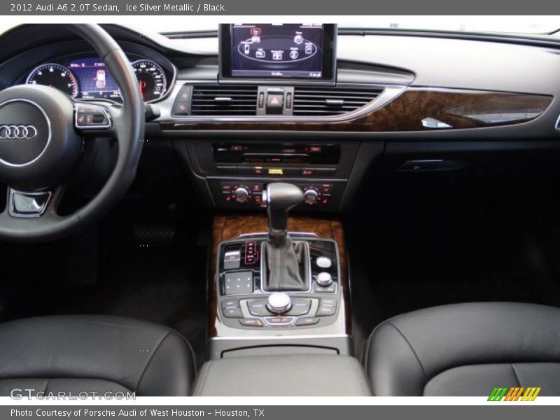 Ice Silver Metallic / Black 2012 Audi A6 2.0T Sedan